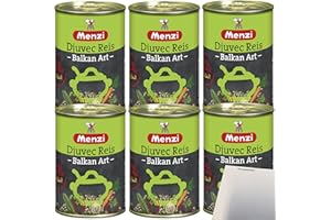 Menzi Djuvec Reis Balkan Art 6er Pack (6x400g Dose) + usy Block