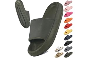 Geweo Ciabatte Donna Nuvola Piscina Uomo Pantofole Sandali Doccia Bagno Unisex Casa Antiscivolo EVA Morbidi Spesso Inferiore Estive Infradito Viaggio Mare spiaggia Gomma