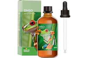 ‎DIMIKRO DMSO 99,9 Prozent – Dimethylsulfoxid Ph. Eur. Qualität unverdünnt – 100ml, 500ml, 1000ml – vielseitig einsetzbar – Tropfverschluss – Braunglasflasche – ohne Zusatzstoffe – vegan – naturrein