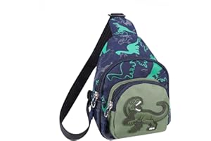 HAOZAIKEJI Sling Sac à dos pour fille et garçon Sac banane multifonction réglable Sac de poitrine Mini sac à bandoulière tendance confortable pour les voyages, le vélo, la randonnée