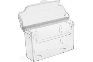 Taymar OD95 Single Pocket Outdoor Landscape Business Card Holder - Clear (Pack of 2) OD95_X2