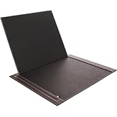 2K 4713 Sumen Set Faux Leather One Piece Pad with Lid Sumen 55x40 cm, Coffee