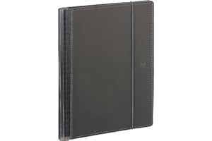 Agenda Oxford My Fab civil Semainier spiralé 21x29,7cm Année 2024 Noir Français