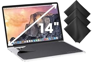 LetsSwipeThat® Panno Microfibra Schermo [3 Pz 14”] - Copri Tastiera MacBook Pro 14 e Accessori MacBook Pro - Panno Apple Premium Alta Qualità