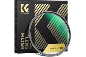 K&F CONCEPT 67mm Filtre UV Anti-Casse Anti-Choc Protection HD 8K Imperméable et Résistant aux Rayures pour Objectif Appareil Photo