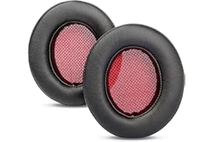 Teufel Real Blue Ohrpolster Ersatz Kompatibel mit Teufel Real Blue, Teufel Real Blue NC, Teufel Real Pure (2020) Stereo Kopfhörer Ohrpolstern Kissen (Proteinleder/Memory-Schaum)