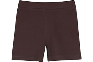 Lilax Girls' Basic Solid Soft Dance Short for Gymnastics or Under Skirts