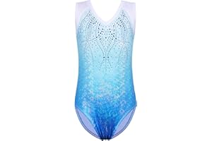 ZNYUNE Ragazze Body da Ginnastica Body da Danza per Bambine e Ragazze 3-12 Anni