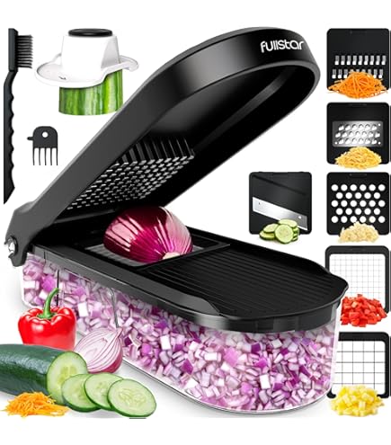 Occupaternm Coupe-légumes Réglable 7 En 1 En Acier Inoxydable Avec