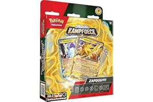 Pokémon-Sammelkartenspiel: Deluxe-Kampfdeck Zapdos-ex (sofort spielbares Deck mit 60 Karten & Zubehör)