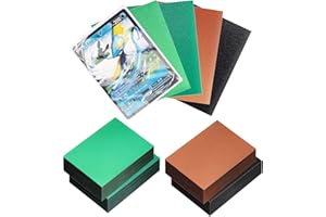 Jinhuaxin 200pcs Standard Soft Card Sleeves, 4 Colors Trading Card Sleeves, Clear Protector Sleeve 66 x 91 mm, Color Penny Sleeves for Yugioh Cards, Magic, MTG, The Gathering