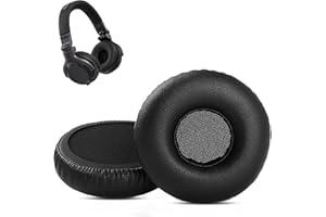HAIZEEN Cuscinetti Auricolari compatibili con Pioneer DJ HDJ-CUE1 Cuffie Sostituzione dei cuscinetti (Pelle sintetica/Schiuma di memoria)