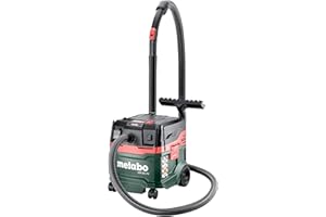 metabo aspiratore universale ASA 20 L PC – 1200 W, serbatoio da 20 litri, classe polveri L – Aspiratore a umido/secco con pulizia del filtro integrata, presa per elettroutensili, funzione antistatica