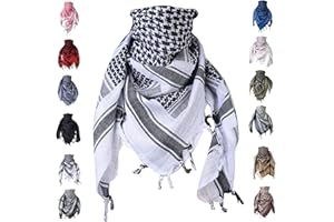 DEAGLE Shemagh scarf men & women tactical 100% cotton military head neck wrap shawl motorcycle hiking paintball face mask 42”x42”