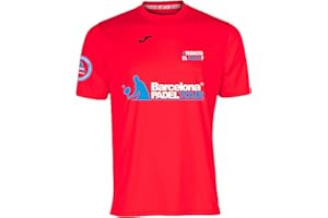 Barcelona Padel Tour | T-Shirt Technique Mances Courtes Joma Te Gusta el pádel | Homme | Estampage Spécial Padel