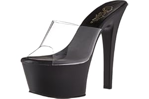 Pleaser Aspire-601, Sandalias con Plataforma Mujer