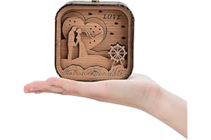 DR. PETS Miss Li Garden ręcznie robiona pozytywka, ręcznie robiony prezent, różne style, najlepszy prezent dla ukochanej osoby, przyjaciół na festiwale, rocznice (Can't Help Falling in Love)