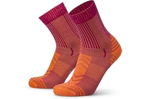 DANISH ENDURANCE Calze Trekking Leggere in Lana Merino, Anti-Vesciche, Traspiranti, da Uomo, Donna, Bambino, 1 o 5 Paia