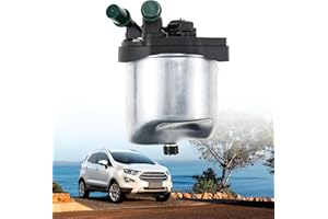 LEVANLIGHT Fuel Filter Housing Compatible for Galaxy Transit Connect Mk2 Focus Mk3 Mondeo Mk4 Fiesta Mk6 Bmax Cmax Ma-zda 2 3 5 Vol-vo C30 S40 S60 S80 V50 V70.Replace#1881228 AV6Q9155BA