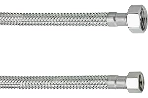Cornat Flexibler Verbindungsschlauch - 300 mm Länge - 3/8 Zoll IG, 3/8 Zoll IG - Hochwertige Edelstahl-Umflechtung / Anschlussschlauch für Wasserhahn / Armaturenschlauch / Flexschlauch / T317326270