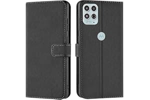 Verco Wallet Case for Motorola Moto G100 Book Cover with Magnetic Closure compatible with Motorola G100 Flip Case with Card Slots Faux Leather - Black