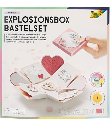 Folia Bastelset: 8 Lustige Tierschachteln Zum Selberkleben – Perfekt Für Kindergeburtstage & Kreative Geschenkideen
