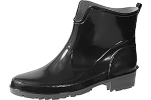 Ladeheid Gummistiefel Damen Kurz Wasserdicht Damenschuhe Elegant und Bequem LA-930