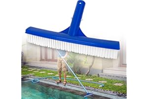 DEHUA Brosse de Nettoyage de Piscine en Plastique, Tête de Brosse de Nettoyage, Balai Brosse Extra Large pour Nettoyager Les Piscines, Spa, Baignoires, Murs, Carrelages, Planchers, etc