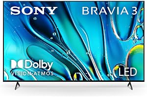 Sony Bravia 3 85 Inch 4K HDR Smart TV, Google TV with Dolby Vision Atmos