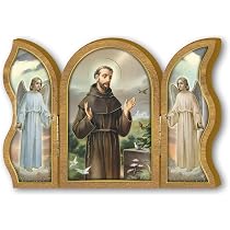 Fratelli Bonella Heilige Familie Bild – Geformtes Holz 19x24 Cm, Vintage-Stil, Made In Italy