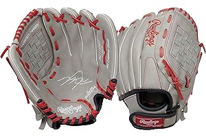 Rawlings Sure Catch T-Ball & Youth Guante de béisbol | Tamaños 24.1 cm - 29.2 cm