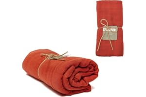 BEBICCO Lange Bebe 120x120cm, en Coton Bio & Bambou. Couverture d'emmaillotage: Douce, Légère, Respirante, Polyvalente- Idéale comme Cadeau