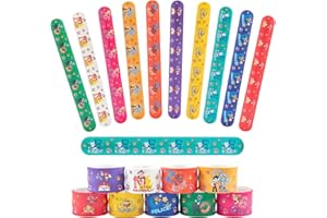 HEARTSKING Schnapparmband Kinder, Silikon Klatscharmband Kinder Slap Armband für Jungen, Bunte Mitgebsel Kindergeburtstag, Paw Dog Party Give Aways Gastgeschenke Kindergeburtstag
