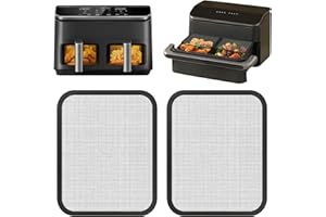 TAIMIMY Edelstahl Spritzschutz für Cosori Airfryer 8,5L/ Dual Blaze TwinFry 10L, Feinmaschiger Fettspritzschutz, Heißluftfritteuse Zubehör Fettspritzschutz für Cosori CAF-R901-AEU 8,5L mit silikon außen