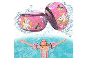 UCCSIIU Brassards Natation pour Enfants 1 à 6 Ans - Brassards Gonflables Sécurisés avec Système à Trois Chambres à Air, Aide à la Natation pour Débutants de 6 à 18 kg, Confort et Flottabilité Optimale