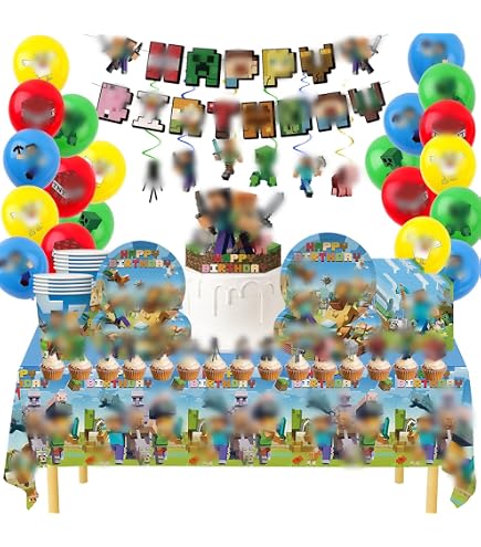 8-teiliges Geburtstagsteller-Set – HAPPY BIRTHDAY Motive Mit Luftballons & Streamern (23 Cm, Für Kindergeburtstagsparty)