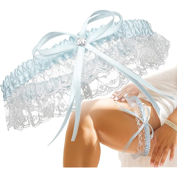 Accessori Di Nozze: Giarrettiera Del ` S Della Sposa Immagine Stock