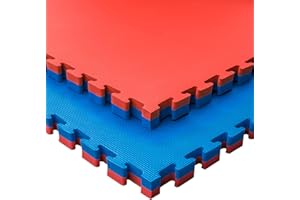 JOWY Esterilla Goma Espuma Estructura Pack Tatami Puzzle Ideal Artes Marciales, Judo, Jiujitsu, MMA Suelo Tatami Japonés | Grosor: 4cm