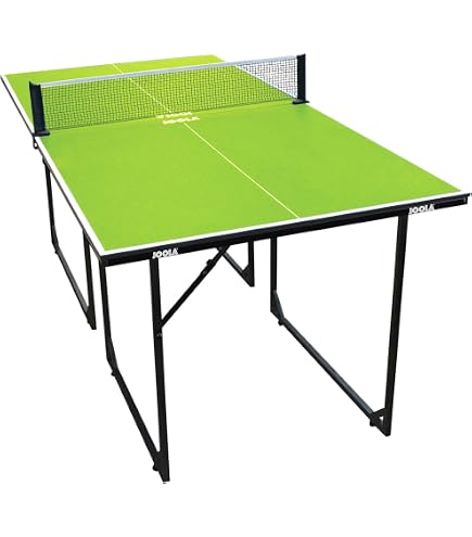 Table Ping Pong HOMCOM Pliable 182x91cm - 2 Tables En 1 | Bleu, Pieds Réglables | Pour Intérieur/Extérieur