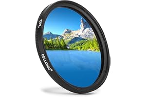 CELLONIC® Filtre polarisant pour objectifs photo de 67mm - compatible avec Nikon AF-S 24-85mm Nikkor 16-85mm 18-105mm 18-70mm 18-135mm 18-140mm (Ø 67mm) - filtre pola CPL circulaire de variation de la lumière