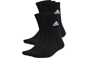 adidas Unisex Cushioned Sportswear Crew Socks 6 Pairs