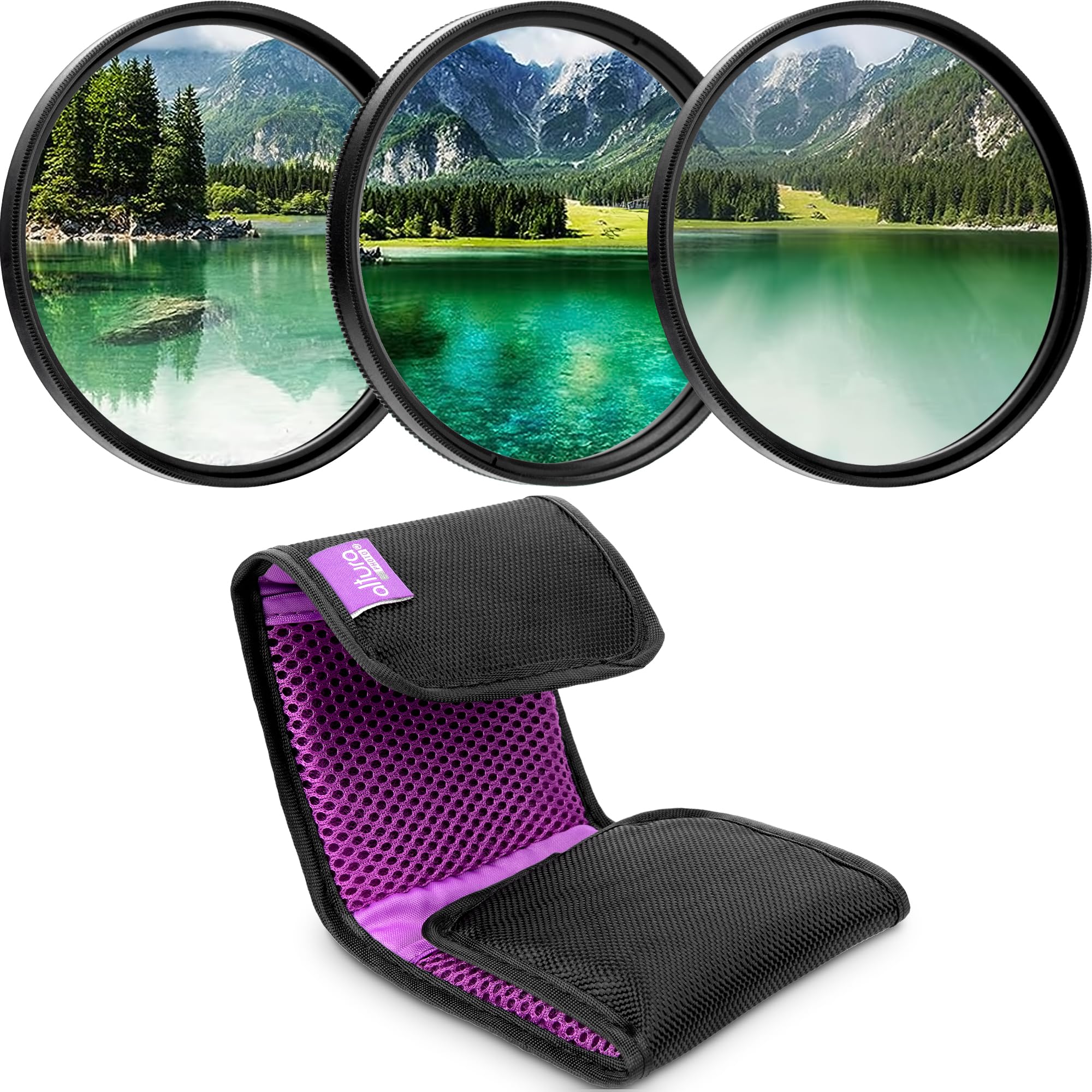 95MM Lens Filter Kit by Altura Photo, Includes 95MM ND Filter, 95MM CPL Filter, 95MM UV Filter, (UV, Polarizer Filter, Neutral Density ND4) for Camera Lens w 95MM Filter + Lens Filter Case