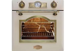 Kaiser Empire EH 6355 Elfenbein Exklusiver Nostalgie Backofen 60 cm • Selbstreinigender Elektrobackofen 67L • Einbau-Backofen mit Drehspieß, Heißluft, Grill • Retro Design mit modernster Technologie
