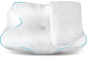 Fodera per Cuscino Memory Zibroges Premium 61x41cm - Top in Tencel Rinfrescante, 3 Colori Eleganti: Bianco, Azzurro, Grigio Chiaro - Ipoallergenico, Design Delicato (Bianco)