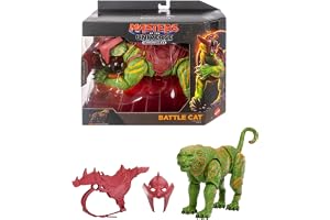 Masters of the Universe Chronicles 2026 Battle Cat-figur | 16,5 cm skala, MOTU deluxe-samlarfigur, filmtrogen, glasögon, rörl