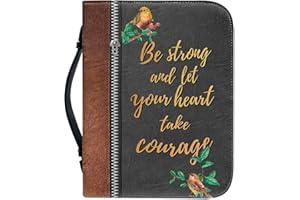 DAJINGKJ Bibelhülle Mit Reißverschluss Groß Leder Personalisiert Bibeltasche Damen Herren Tasche Bibel Buch Kirche Henkeltaschen