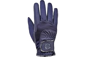 Harry Hall Waterproof Riding Gloves with Thinsulate Lining, Secure Hook & Loop Fastening, Visible Reflective Details - Soft, Warm, Perfect for Equestrian Tasks & Road Riding