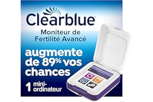 Clearblue Moniteur À Ecran Tactile De Fertilité Avancé, Teste Ovulation & Grossesse, Augmente Vos Chances de Concevoir Naturellement De 89% (Bâtonnets-Tests Vendus Séparément), L'Emballage peut varier