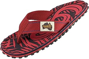 Gumbies Islander Unisex Flip Flops, with Supersoft Cotton Toe Post and Durable Recycled Rubber Sole - Comfort Guaranteed