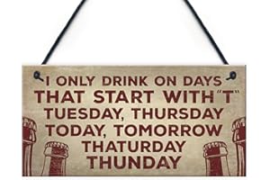 RED OCEAN Placa de alcohol para hombre bebedor, cueva, colgante de pared, letrero de pared, hogar, bar, pub, regalos de cerveza, VODka, ginebra, regalos de sidra